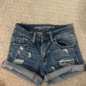 american eagle jean shorts